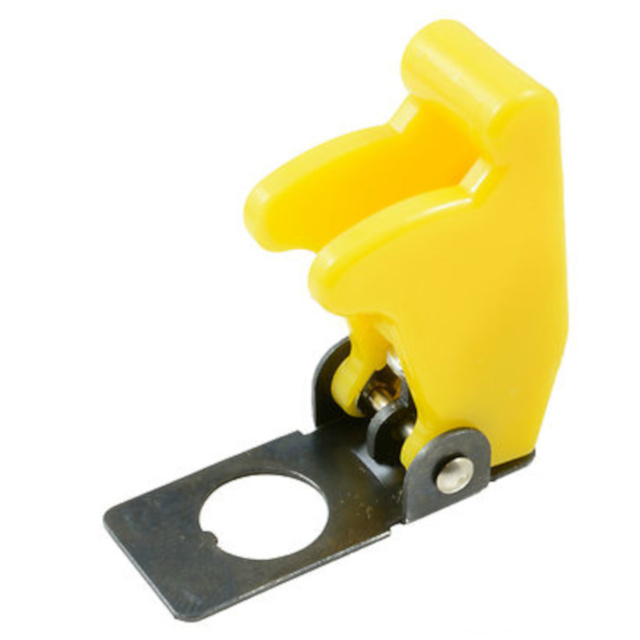 Toggle Switch Safety Cap - Yellow