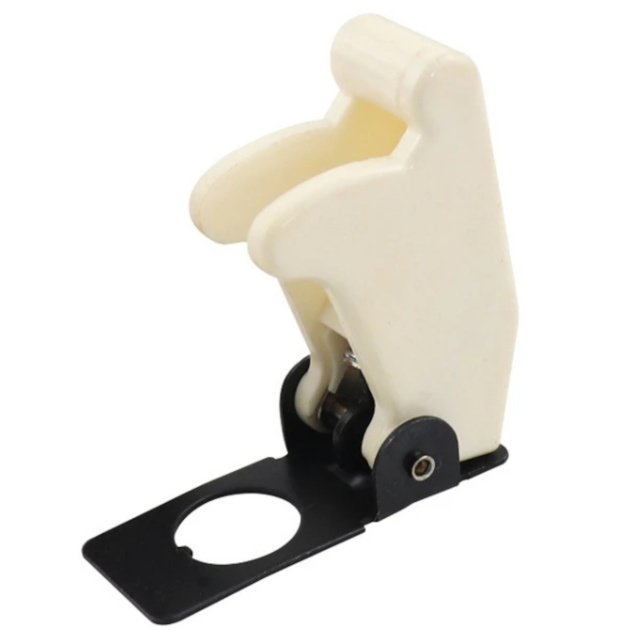 Toggle Switch Safety Cap - White