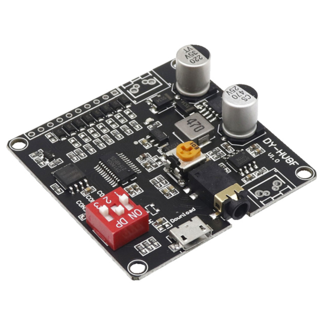 DY-HV8F 6-35 VDC Audio MP3 Playback Module 20W Music Sound Voice UART Arduino