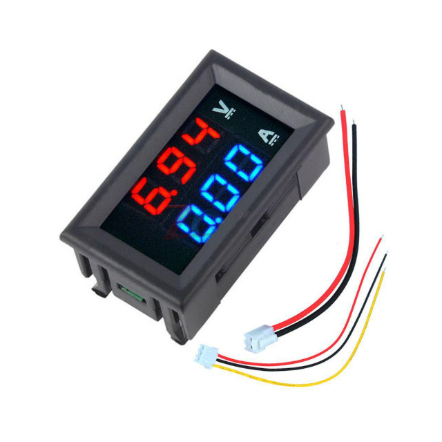 Voltmeter 0.28″ 3 Digit Red Led Digital DC 100V 100A Ammeter Without Shunt