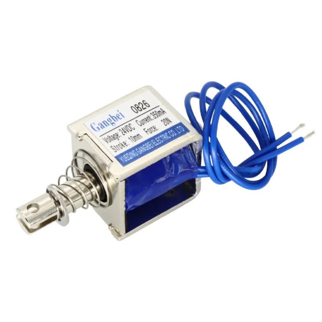 0826B 24V Solenoid 2kg Push Pull Linear Actuator Motor Electromagnet