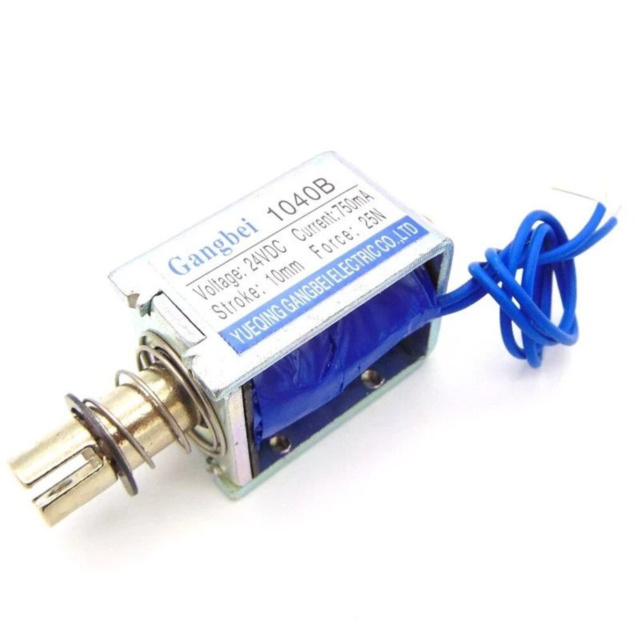 1040B 24V Solenoid 2.5kg Push - Pull Linear Actuator Motor Electromagnet