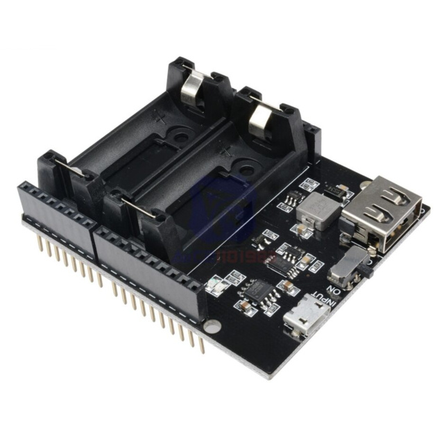 Dual 16340 Battery Shield for Arduino