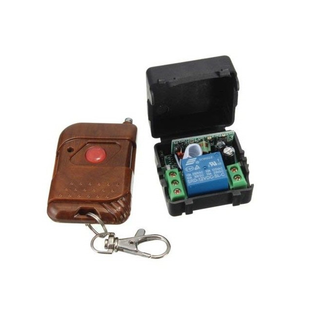 Wireless Relay 12V  1 Channel With RF  Keychain  Remote 