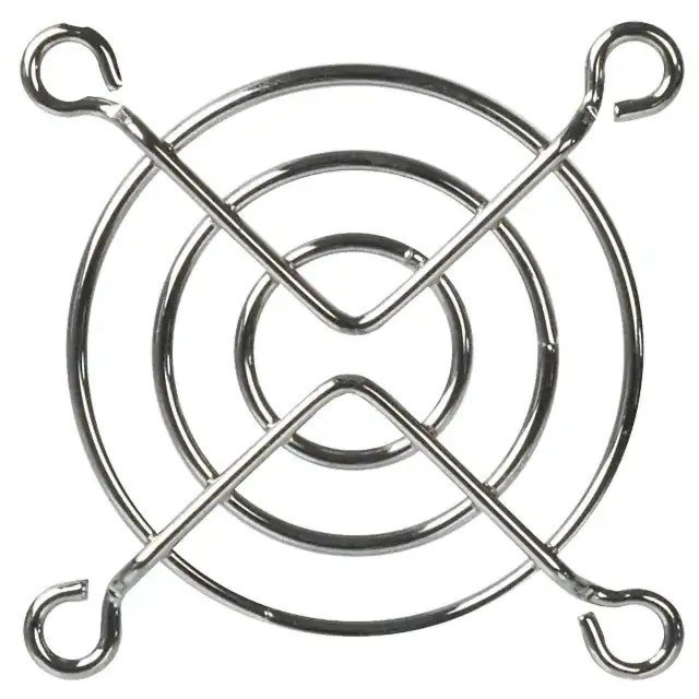 50mm Fan Grill Finger Guard Steel Nickel Plated