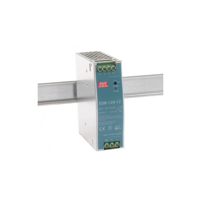 EDR-120-12 Mean well SMPS - 12V 10A 120W Din Rail Metal Power Supply