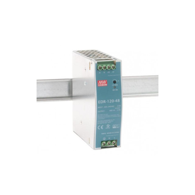 EDR-120-48 Mean well SMPS - 48V 2.5A 120W Din Rail Metal Power Supply