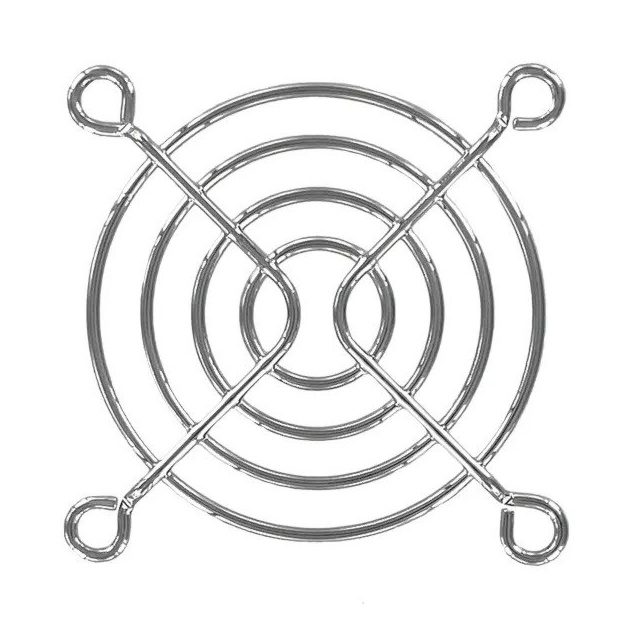 60mm Fan Grill Finger Guard Steel Nickel Plated