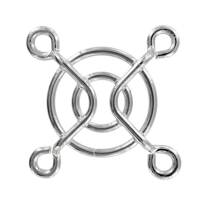 40mm Fan Grill Finger Guard Steel Nickel Plated