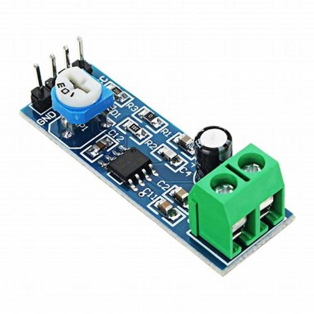 LM386 Amplifier Module Adjustable Gain up to 200x