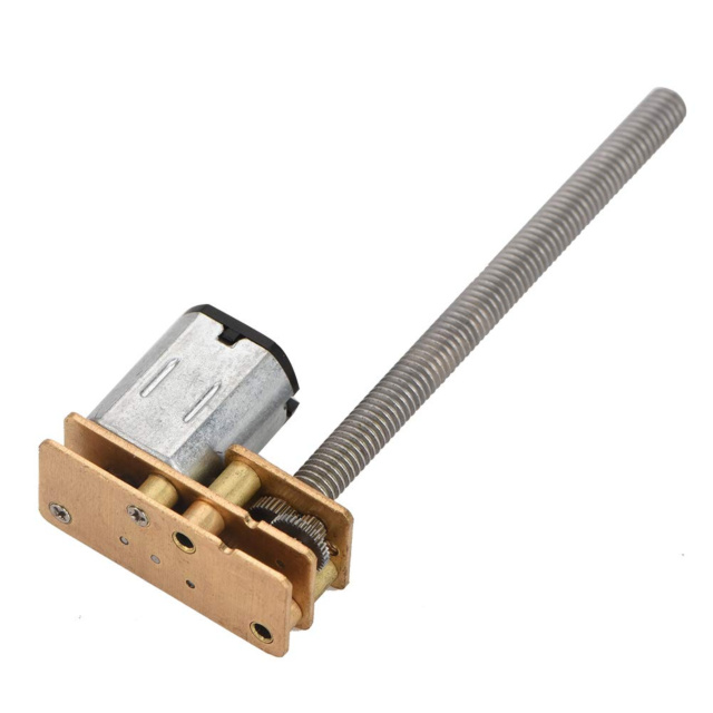 200 RPM 6V Linear Actuator N20 Micro Metal Gear Motor DC Motor with M4 Screw 100mm Lead Shaft