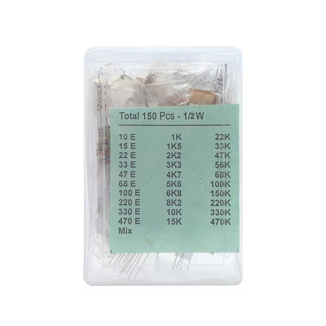 Probots SMD Resistor Box Assorted 1206, 220 Pcs Set, 5 Pcs Each Value ...