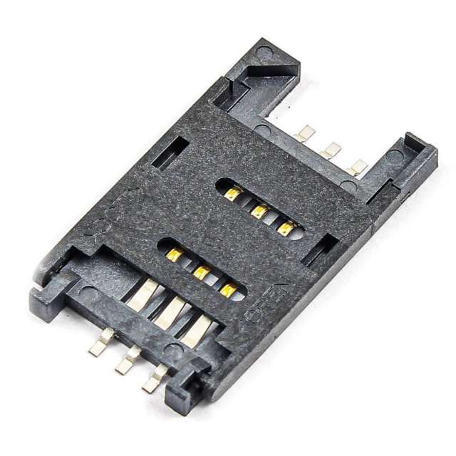 SIM Card Holder 6 Pin SMD Connector