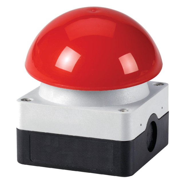 ProMax Foot Palm Switch Momentary Emergency Stop Push Button Red Mushroom Head NO NC IP67 Waterproof