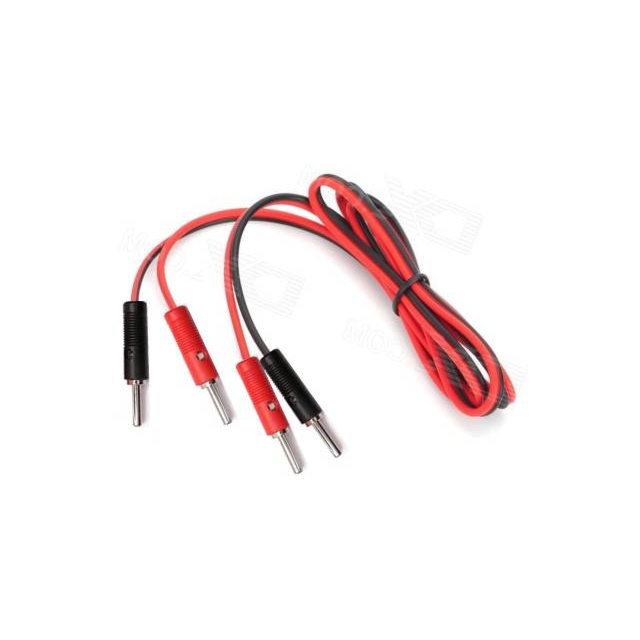 2mm Banana Patch Cord Red Black Pair 85 cm Length