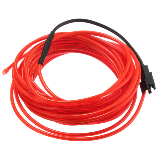 EL Wire 5M LED Light Waterproof Strip-Brilliant Pink