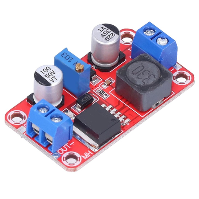 XL6019 5A DC-DC Boost Converter Module - Adjustable Step-Up Power Supply