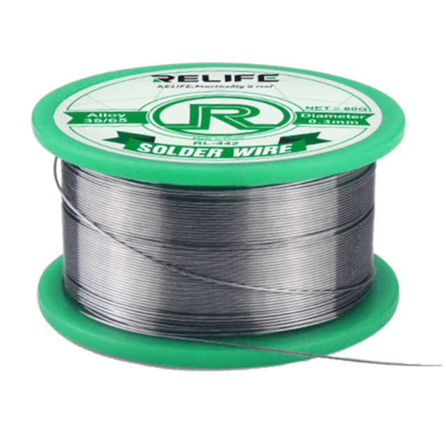 RL442 Solder Wire 35/65 0.3mm 80gm