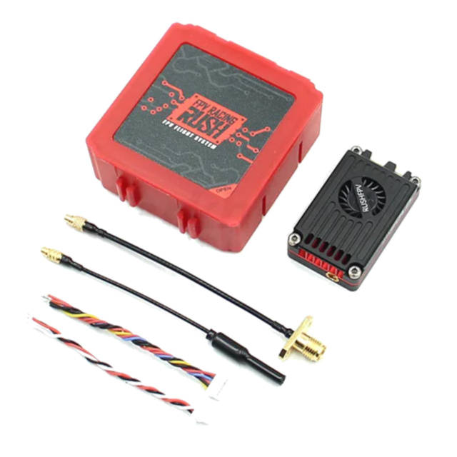 RUSHFPV Max Solo 5.8GHz 2.5W VTX - 37CH Smart Audio Video Transmitter with Active Cooling