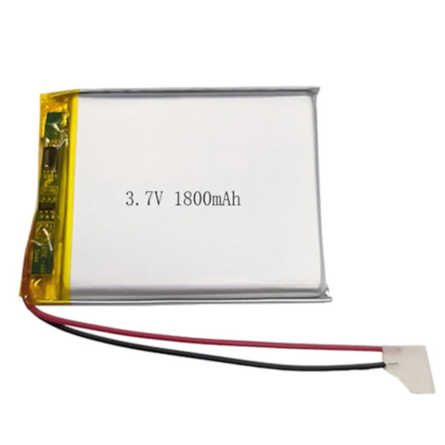 3.7V 1800mAh LiPo Battery (103450) - 6.66Wh High Capacity Lithium Polymer Cell with Protection PCB