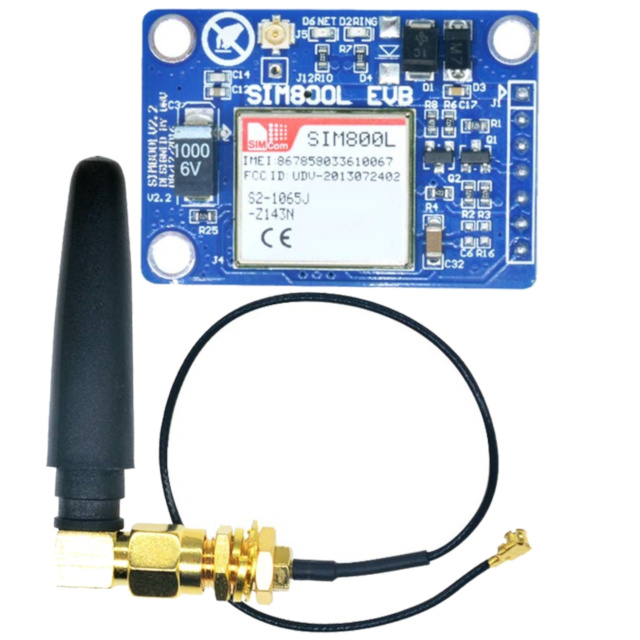 SIM800L V2  Wireless GSM GPRS Module Quad-Band with Antenna