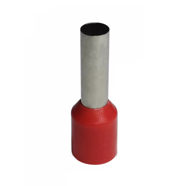 Insulated Bootlace Wire Crimp Ferrule End Terminal Lug-Red-0.75 sqmm