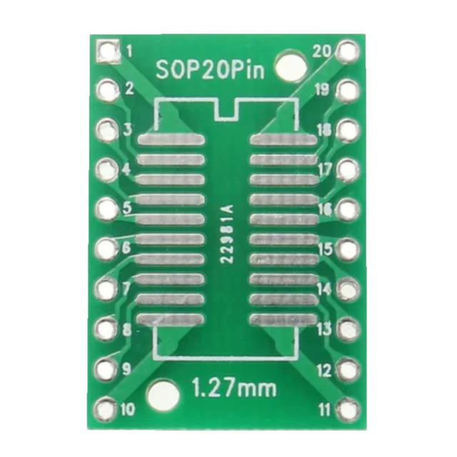 SOP20 TSSOP20 SSOP20 SMD to DIP20 PCB Adapter Board