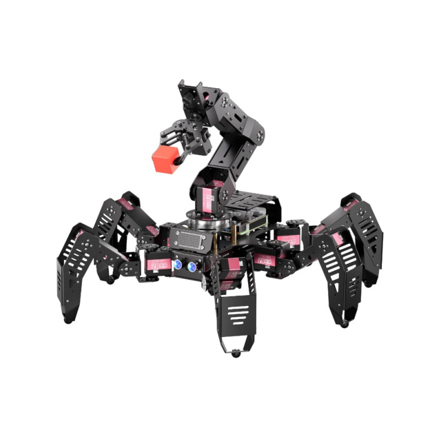 Hiwonder SpiderPi Pro Hexapod Robot with Vision Arm - Probots