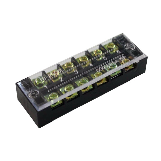 ProMax PTB-4506 Terminal Strip Barrier Block with Transparent Cover