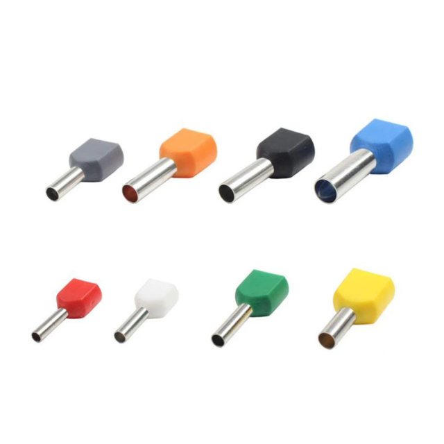 Twin Insulated Bootlace Wire Crimp Ferrule End Terminal Lug