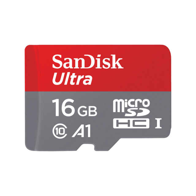 SanDisk Micro SD  Memory Card  16GB, Class-10 A1 