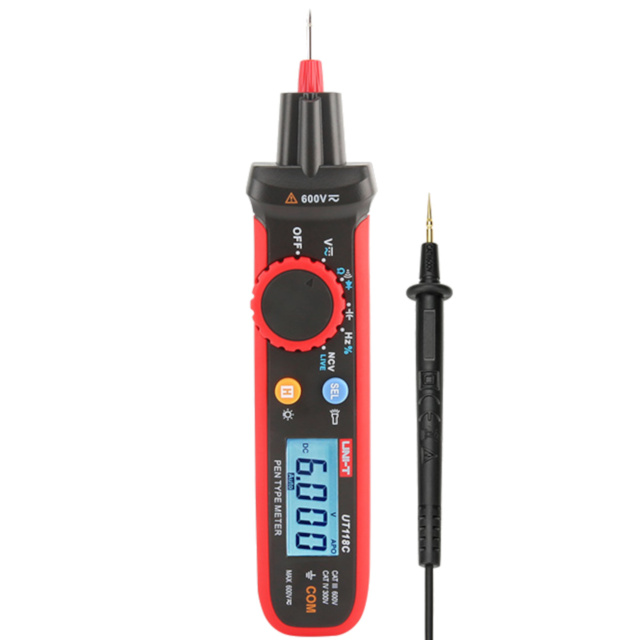 UNI-T UT118C Pen-Type Digital Multimeter - 6000 Counts, NCV & Live Test