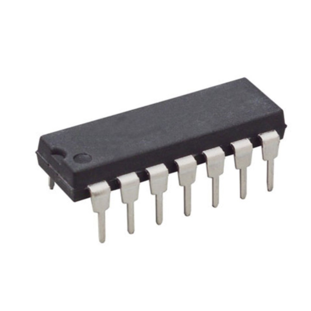 74HC125 Quad Bus Buffer Tri-State, Dip14-Package