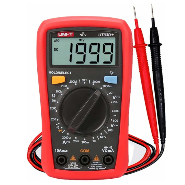UT33D+ Palm Size Multimeter with NCV UNI-T Digital