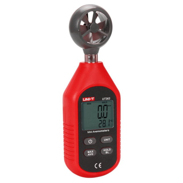 UT363 Digital Mini Anemometer UNI-T Wind Speed Measurement Temperature Meter