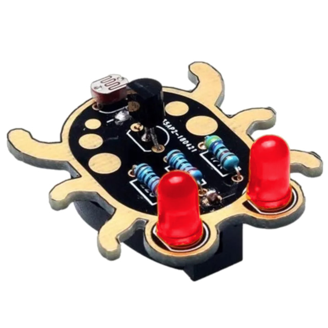 Weevil Eye Photosensitive Light-emitting Tube LED Electronic Unassembled Soldering DIY Kit