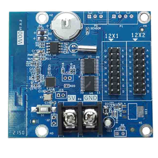 W00 LED Display Single Colour Wifi Controller Card HD