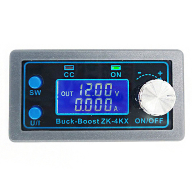 ZK-4KX CNC Buck Boost Converter 4A 35W - Adjustable DC-DC 0.6-36V Power Module with LCD