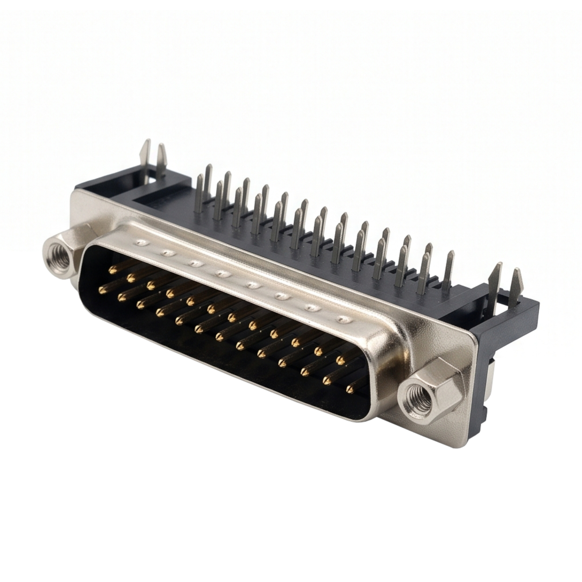 DB25 Male Right Angle PCB Mount D-SUB Connector