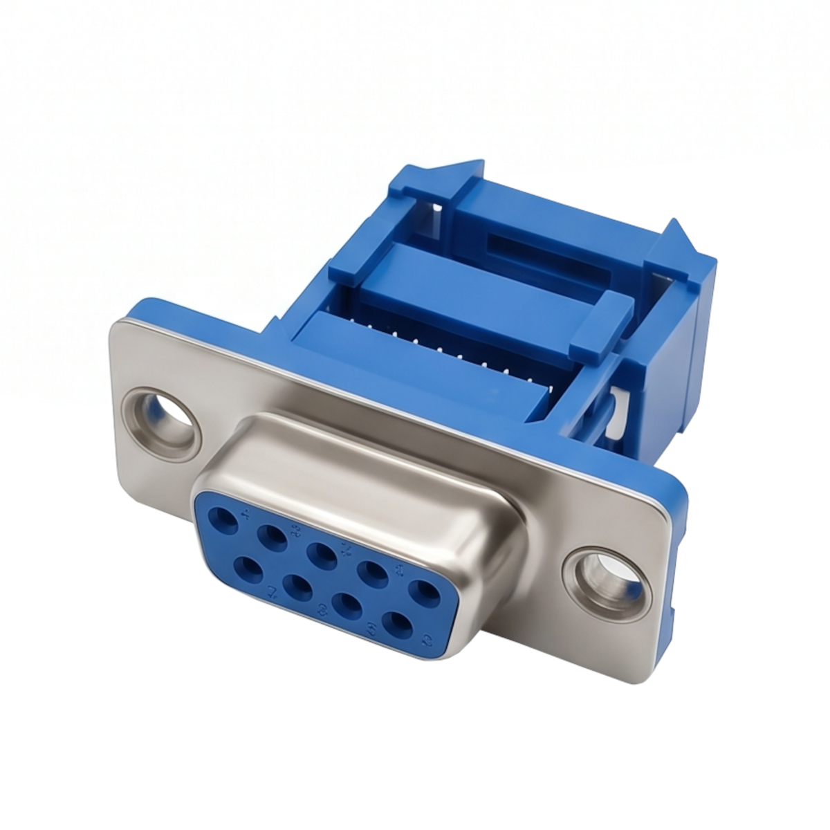 DB9 Female IDC Crimp Connector for Flat Ribbon Cable