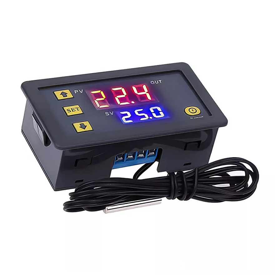 Digital Temperature Controller 12V 1M probe Heating Cooling 