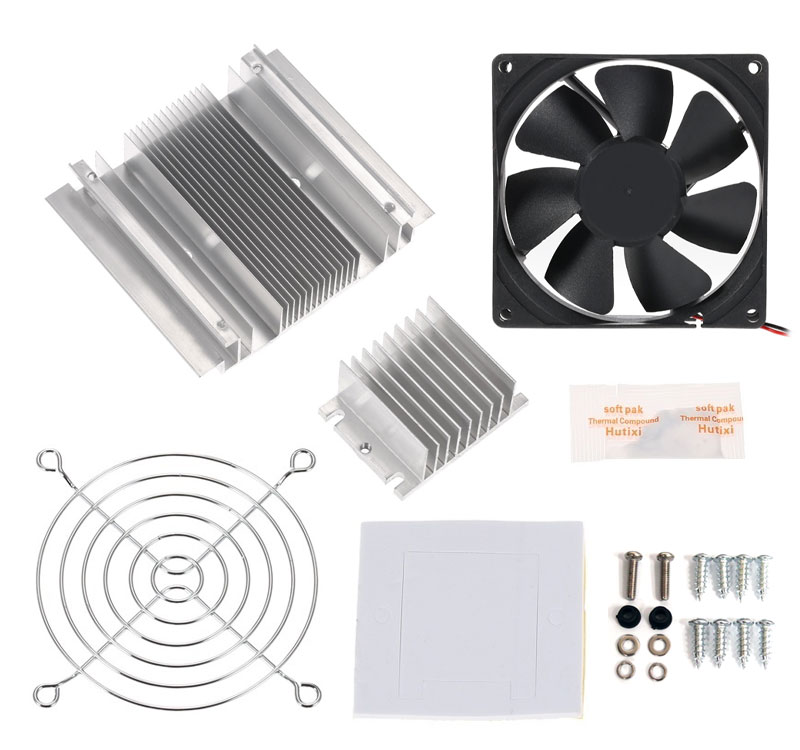 Thermoelectric Peltier Refrigeration Cooling System DIY Kit with Peltier Module 