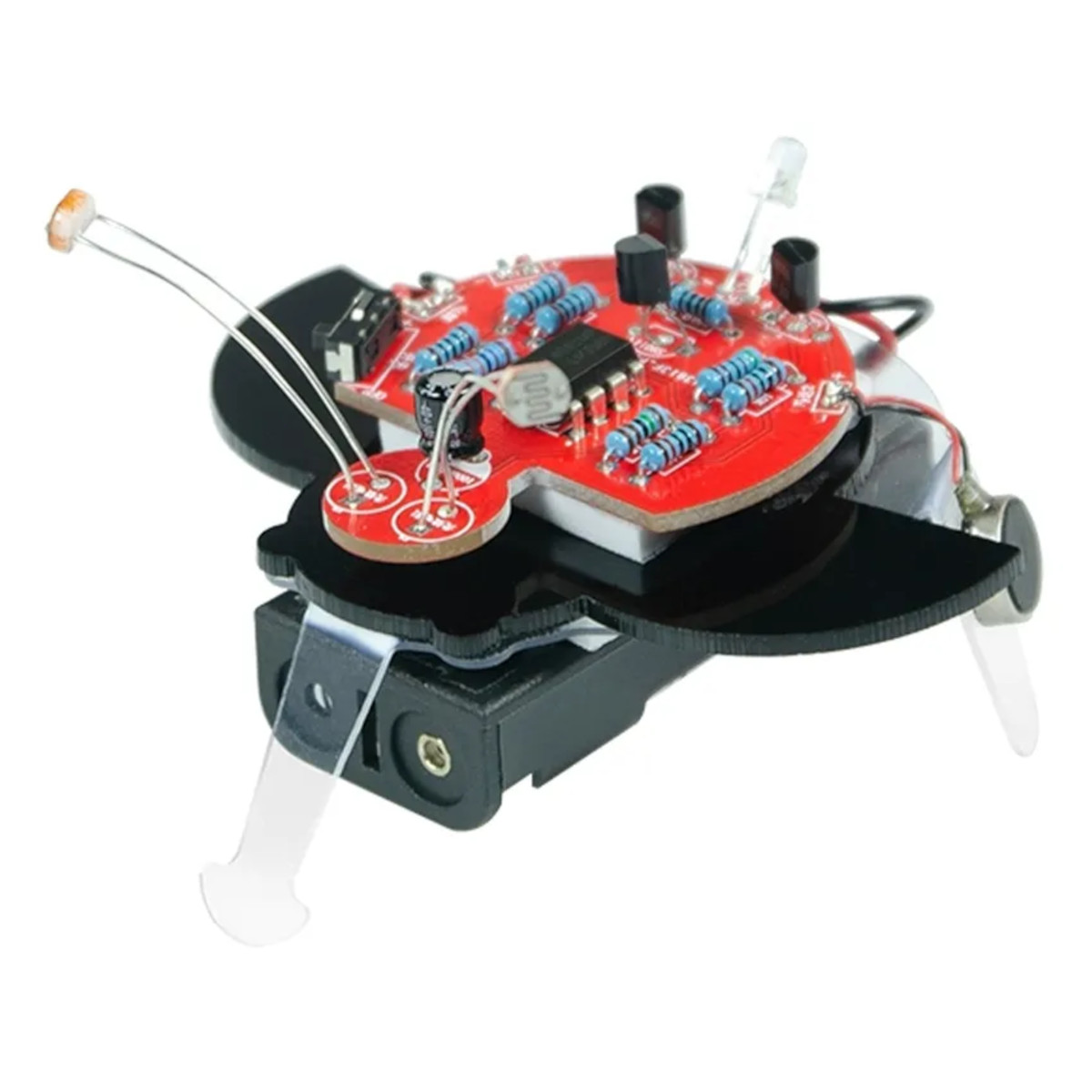 DIY Firefly Photosensitive Robot Kit - LM358 Light-Following Soldering Project