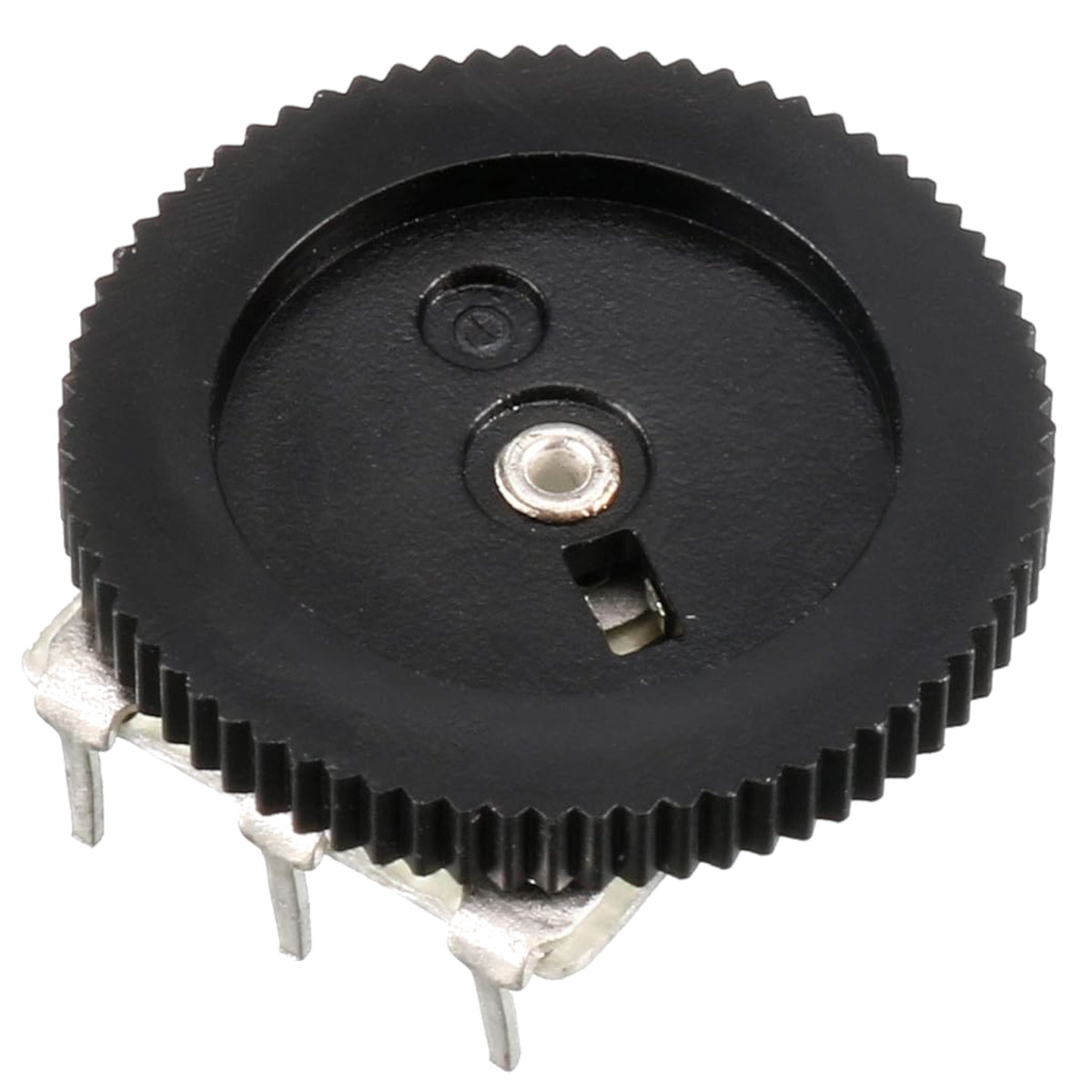 B103 10kΩ Dial Potentiometer - 16mm Thumbwheel (3-Pin Single-Gang)
