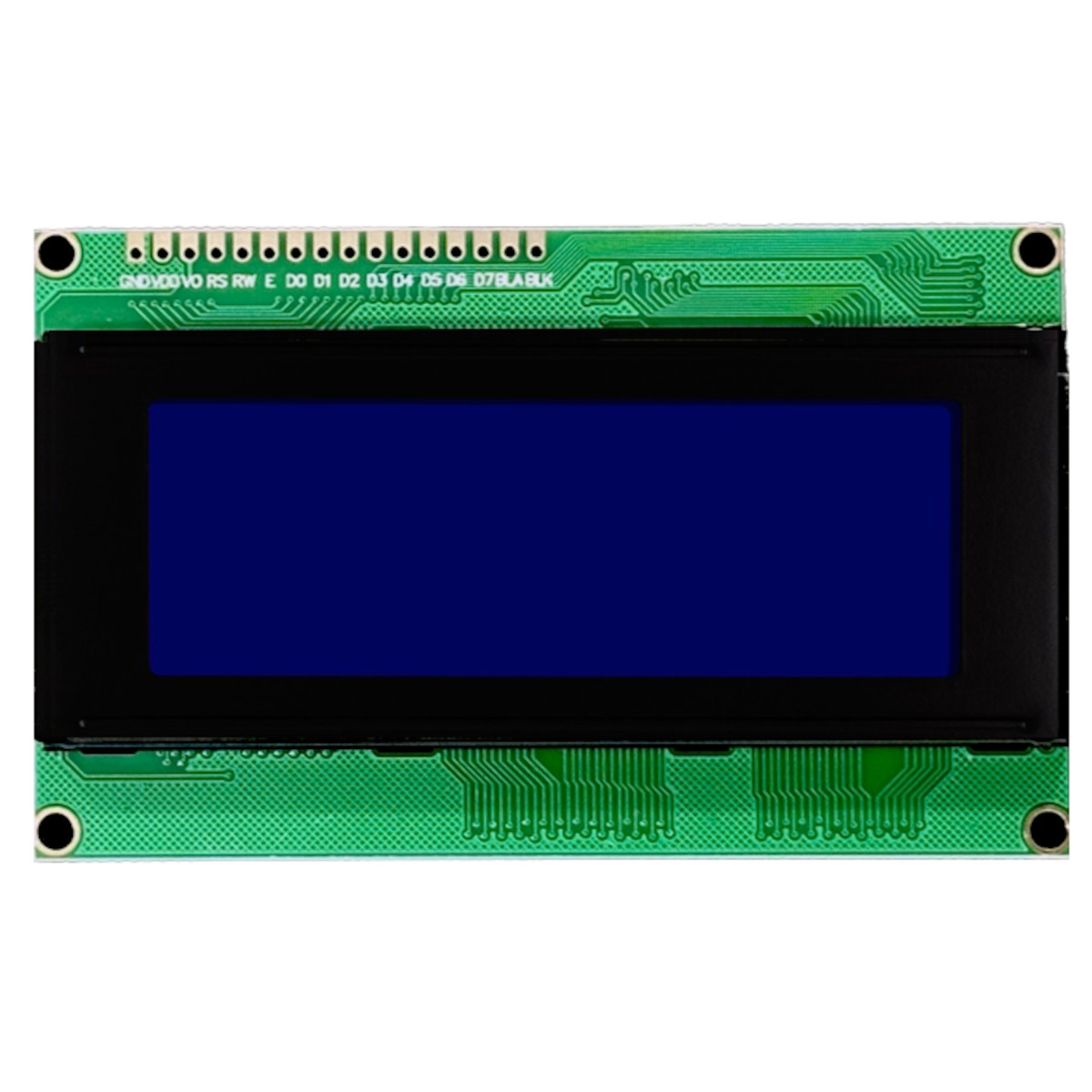 2004A 20x4 Character LCD Display Module - Blue Backlight (HD44780 Compatible)