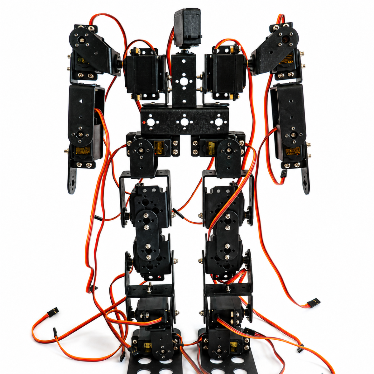 DIY Humanoid Robot Frame Kit 17DOF Platform with MG996 Servo Motor