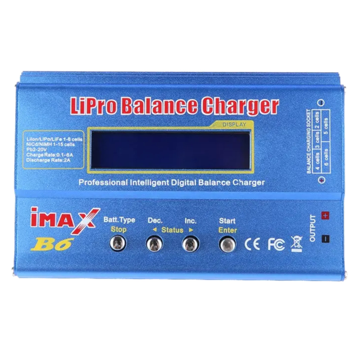 IMAX B6 LiPo Battery Balance Charger - 80W Lithium Polymer