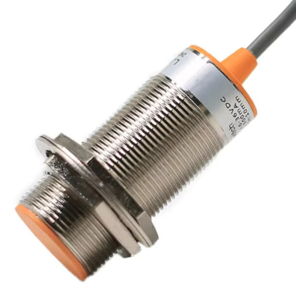 LJ30A3-1  M30 Threaded 6-36VDC 10mm Inductive Proximity Switch Sensor NPN-NO Shielded Flush Type