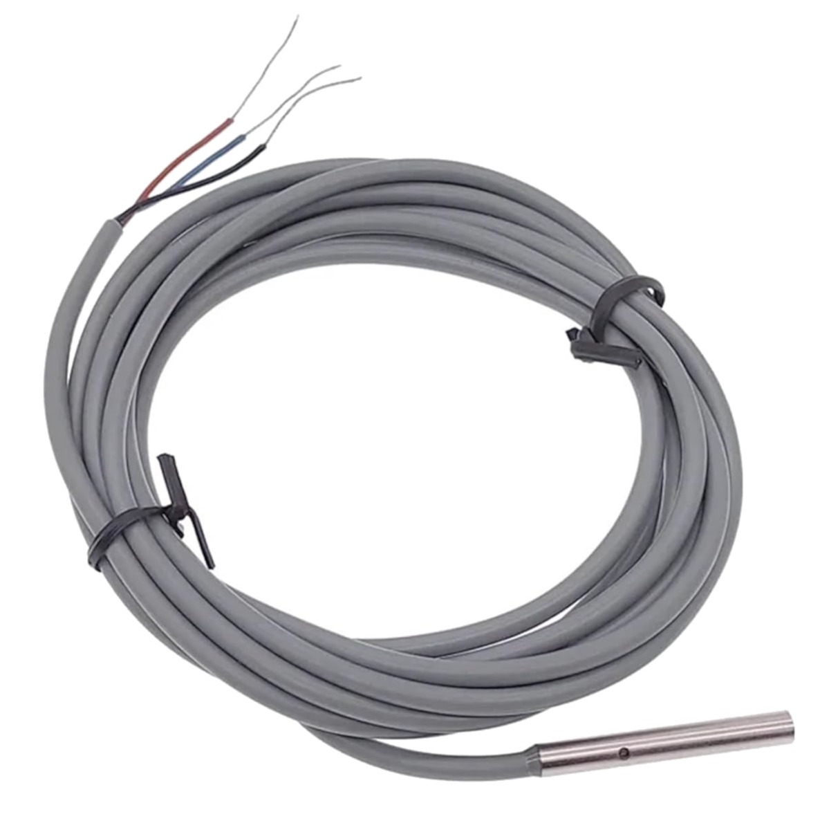 LJ4A2-1-Z/BX M4 Smooth Tube 6-36VDC 1mm Inductive Proximity Switch Sensor NPN-NO Probe Type