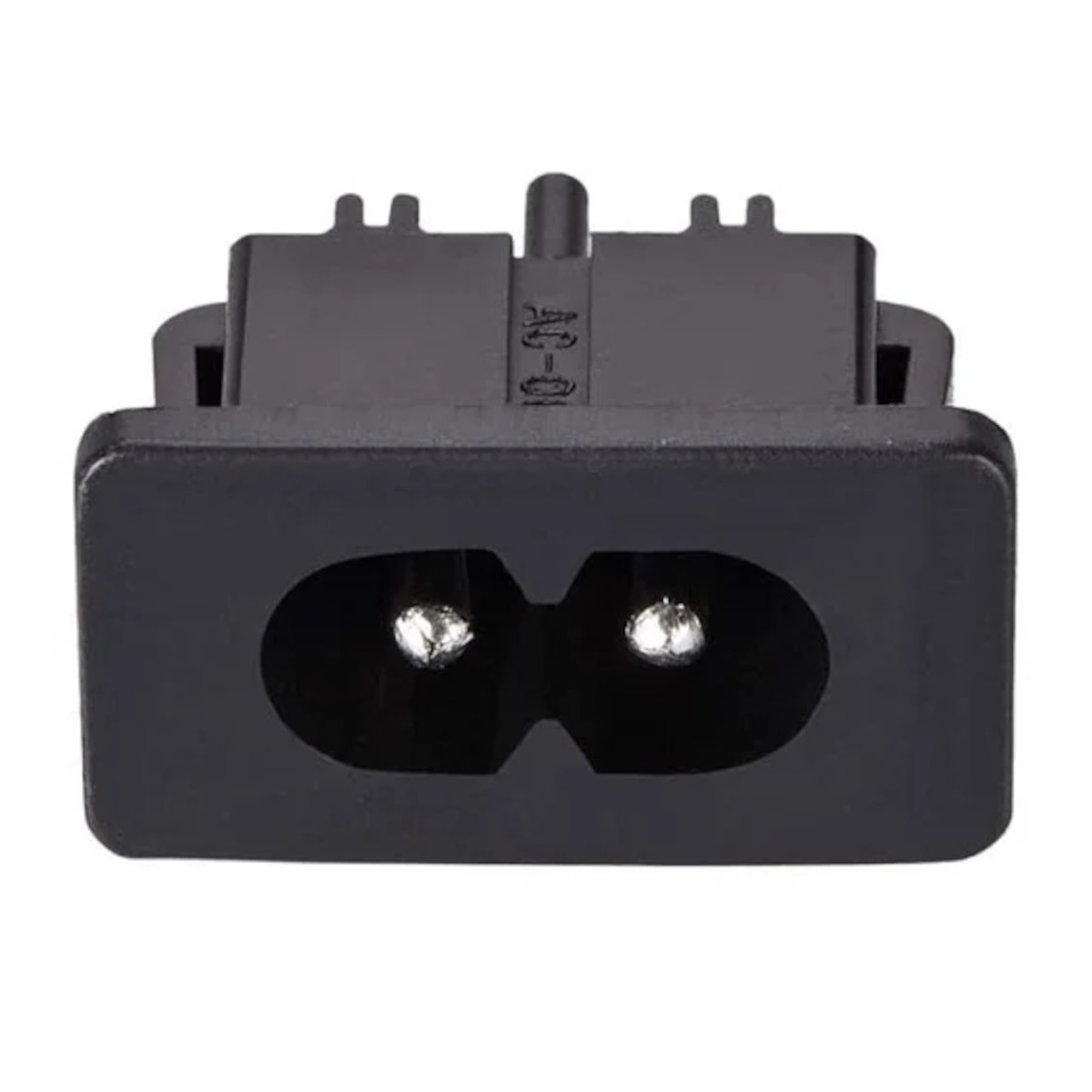 C8 IEC Electrical AC Power Socket Male 250V 2 Pin